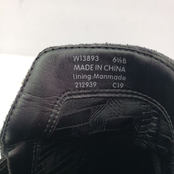 Cole Haan Alayna Slouch Womens Size 6.5 Black Suede Slouch Heeled Booties Boots - Picture 11 of 11